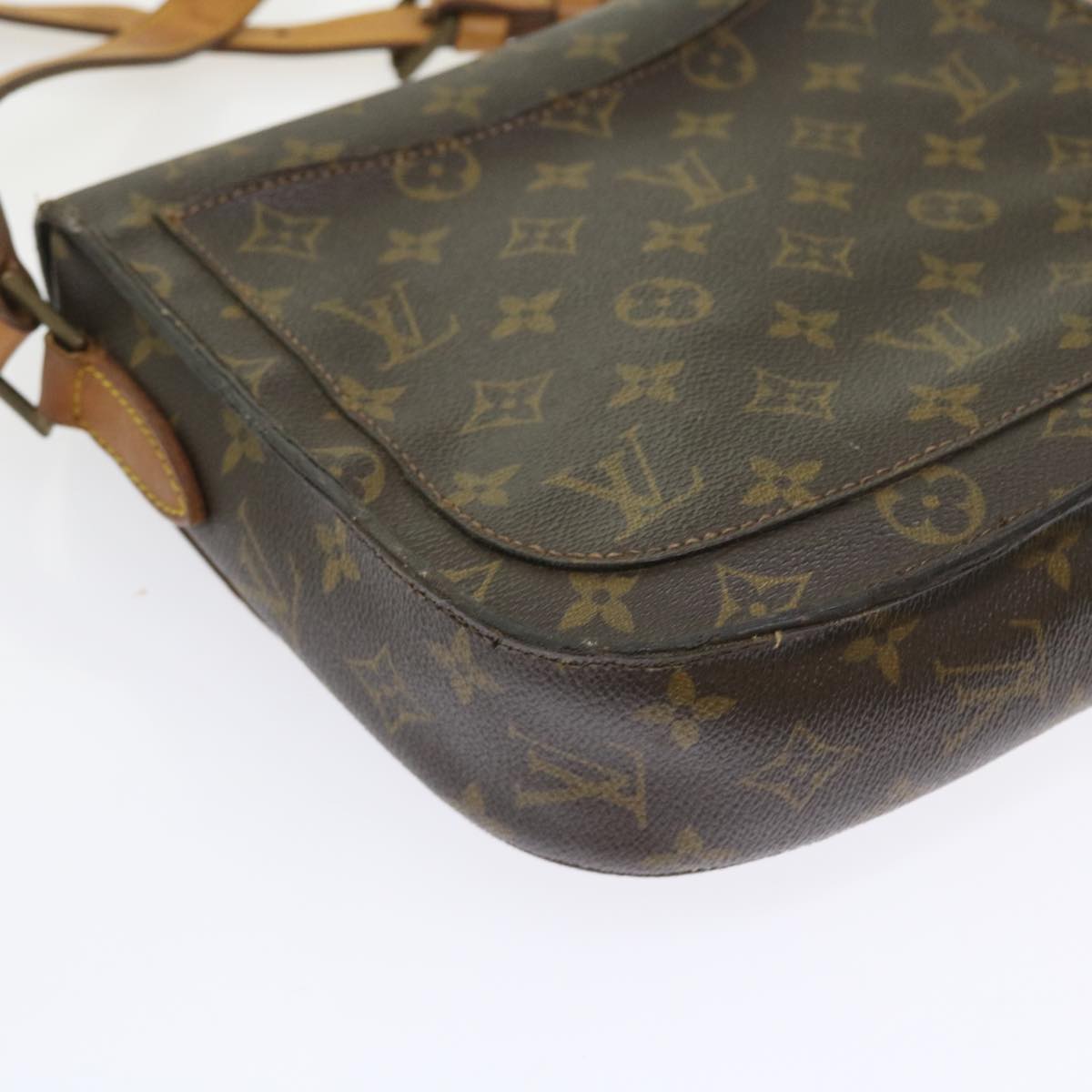 LOUIS VUITTON Monogram Saint Cloud GM Shoulder Bag M51242 LV Auth bs9407