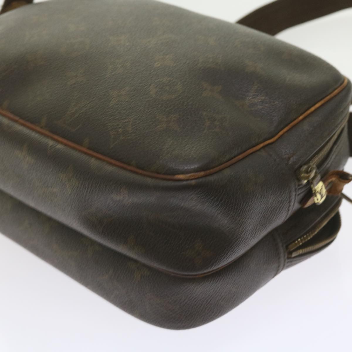 LOUIS VUITTON Monogram Reporter PM Shoulder Bag M45254 LV Auth bs9424