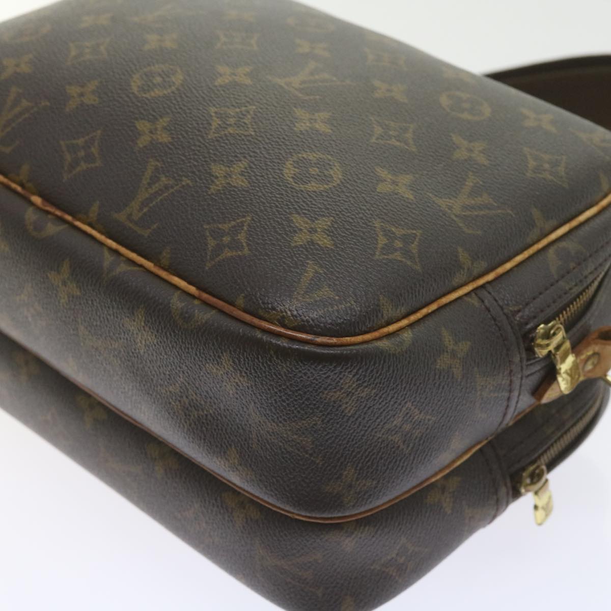 LOUIS VUITTON Monogram Reporter PM Shoulder Bag M45254 LV Auth bs9425