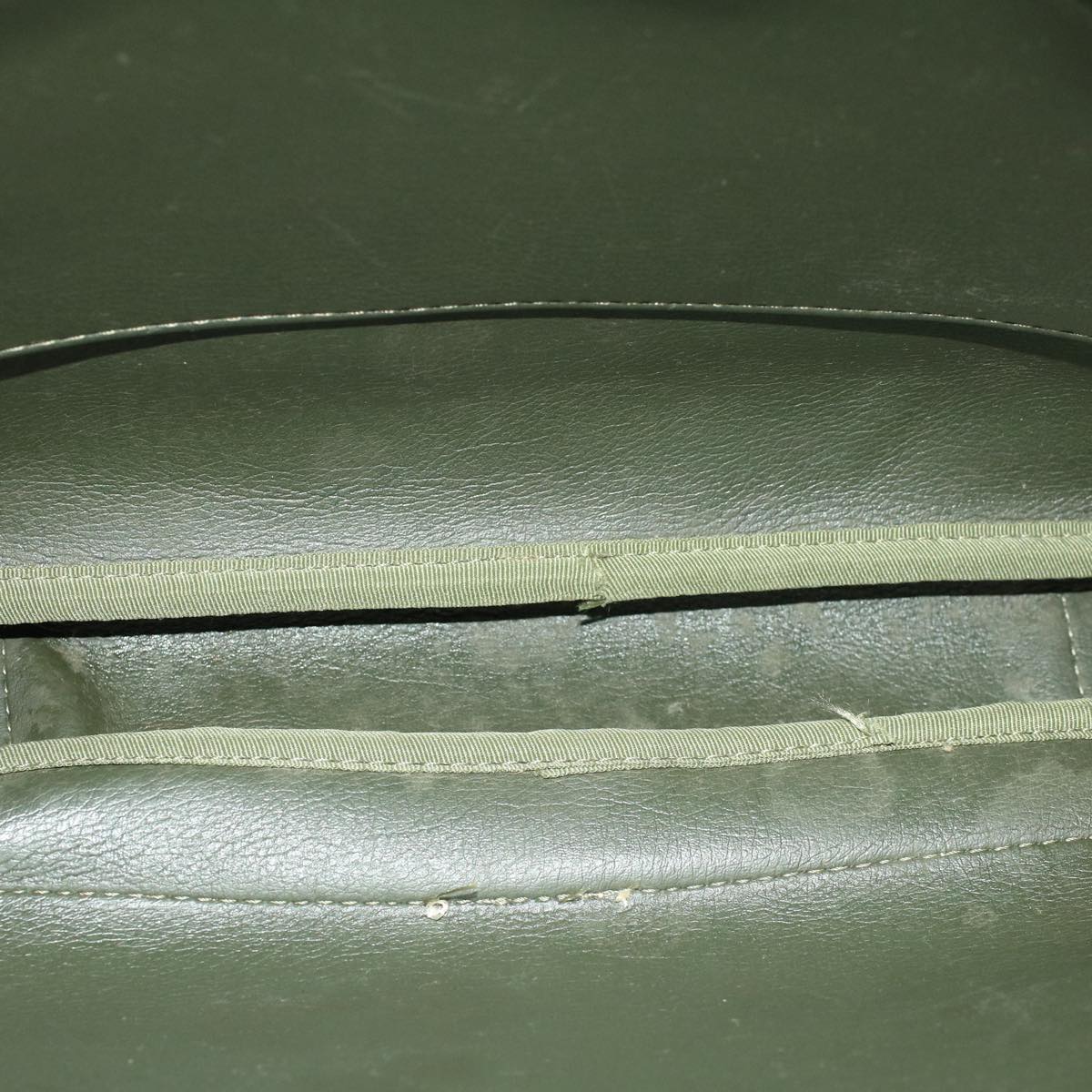 Burberrys Shoulder Bag Canvas Khaki Auth bs9442