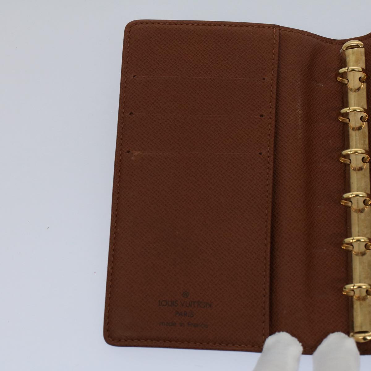 LOUIS VUITTON Monogram Agenda PM Day Planner Cover R20005 LV Auth bs9469