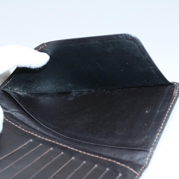 LOUIS VUITTON Utah Porte Valeurs Cartes Credit Billfold Brown M92999 Auth bs9481