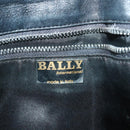BALLY Shoulder Bag Leather Black Auth bs9505-10