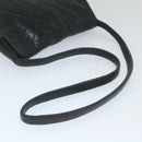 BALLY Shoulder Bag Leather Black Auth bs9505-7