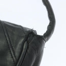 BALLY Shoulder Bag Leather Black Auth bs9505-9