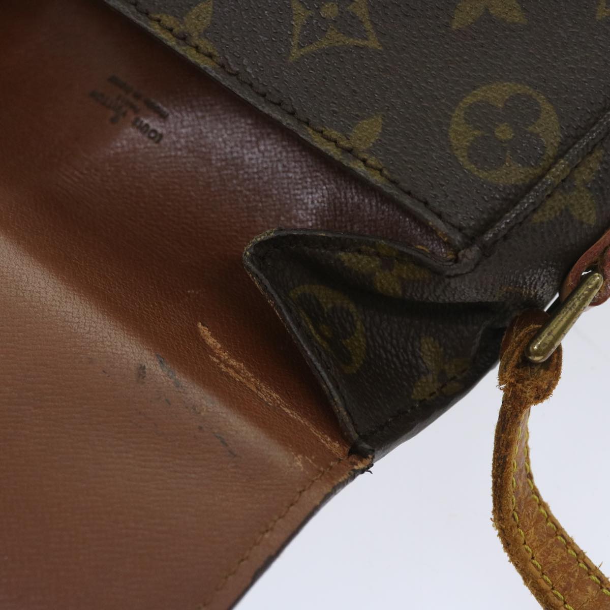 LOUIS VUITTON Monogram Saint Cloud MM Shoulder Bag M51243 LV Auth bs9518