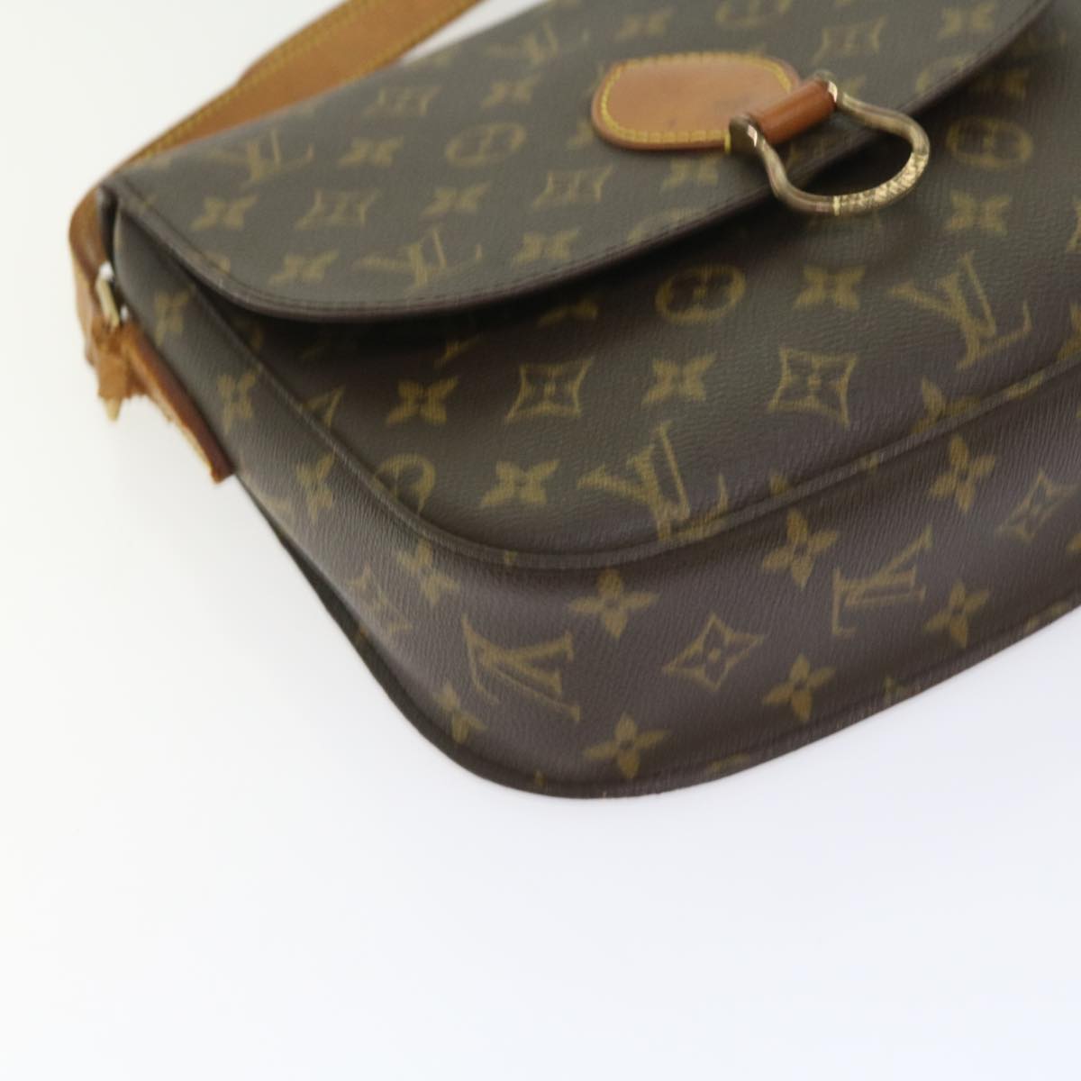 LOUIS VUITTON Monogram Saint Cloud GM Shoulder Bag M51242 LV Auth bs9522