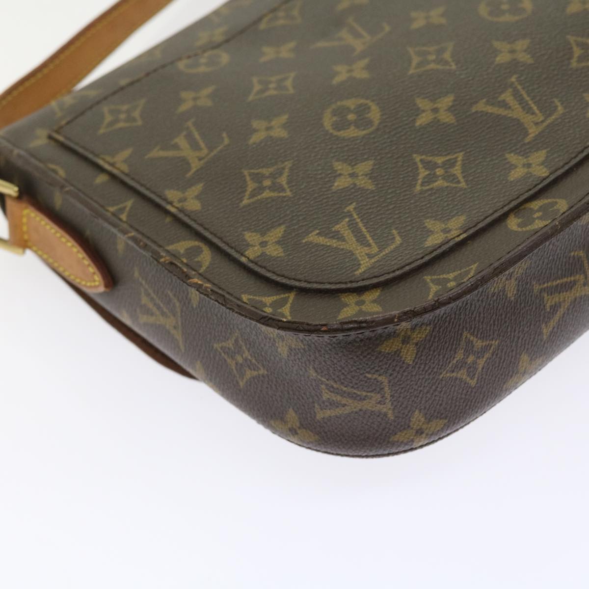 LOUIS VUITTON Monogram Saint Cloud GM Shoulder Bag M51242 LV Auth bs9522