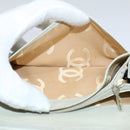 CHANEL Wallet Caviar Skin Silver CC Auth bs9534-20