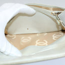 CHANEL Wallet Caviar Skin Silver CC Auth bs9534-9