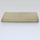 CHANEL Wallet Caviar Skin Silver CC Auth bs9534-5