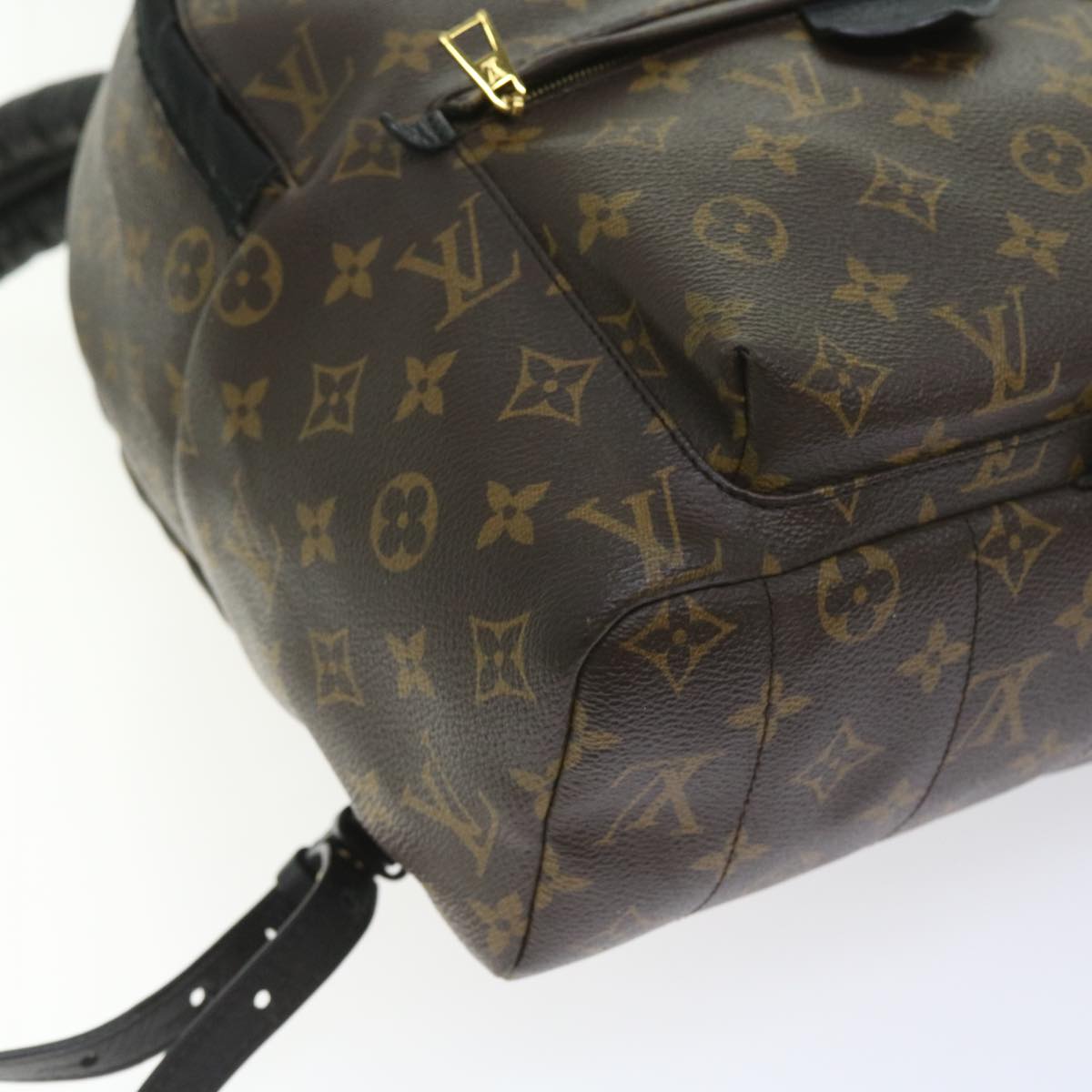 LOUIS VUITTON Monogram Palm Springs MM Backpack M44874 LV Auth bs9541