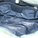 CHANEL Cococoon Hand Bag Nylon Gray CC Auth bs9551-11