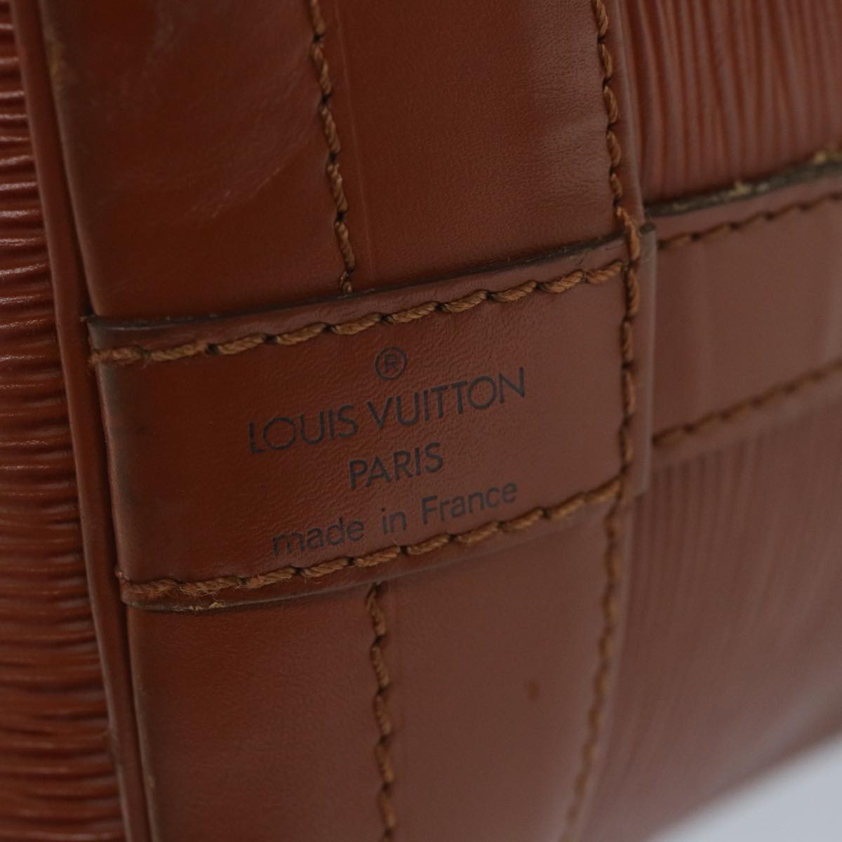 LOUIS VUITTON Epi Noe Shoulder Bag Brown M44008 LV Auth bs9569