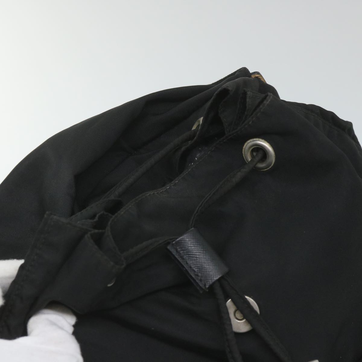 PRADA Backpack Nylon Black Auth bs9628