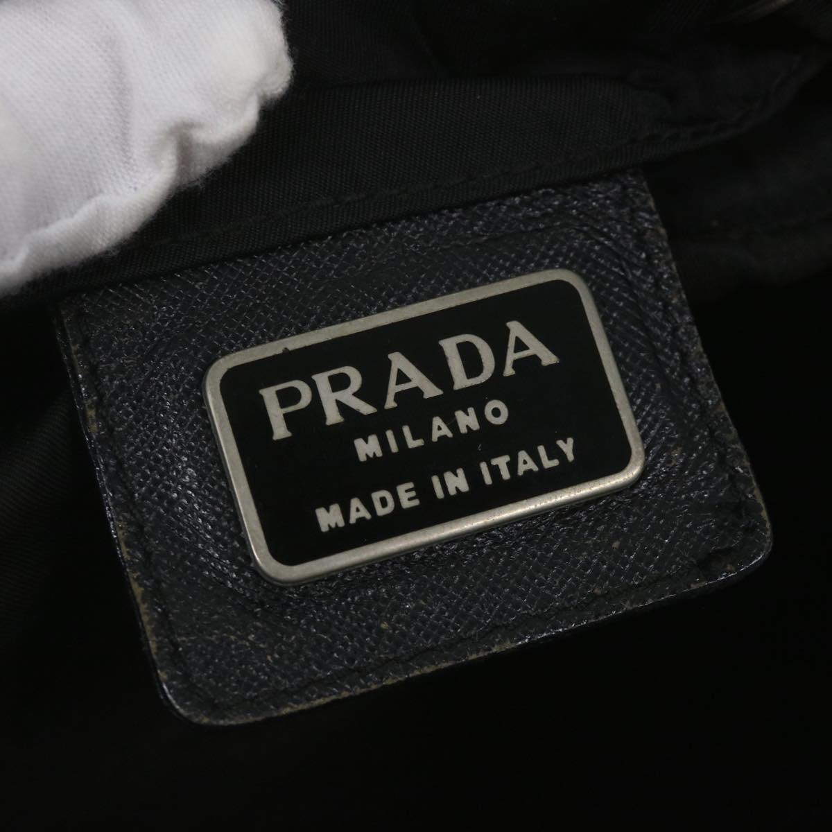 PRADA Backpack Nylon Black Auth bs9628