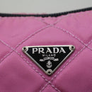 PRADA Pouch Nylon Pink Auth bs9660-17