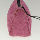 PRADA Pouch Nylon Pink Auth bs9660-4