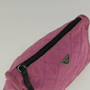 PRADA Pouch Nylon Pink Auth bs9660-6