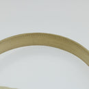 BALLY Quilted Hand Bag Leather Beige Auth bs9678-8