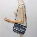 CHANEL Chain Shoulder Bag Lamb Skin Black CC Auth bs9680-26