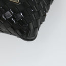 BALLY Shoulder Bag Leather Black Auth bs9690-14