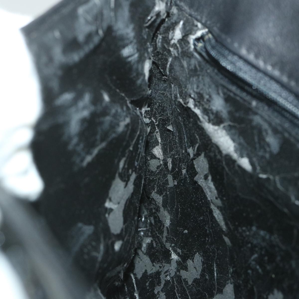 BALLY Shoulder Bag Leather Black Auth bs9690