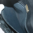 BALLY Shoulder Bag Leather Black Auth bs9690-12