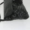 BALLY Shoulder Bag Leather Black Auth bs9690-4