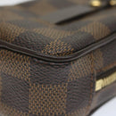 LOUIS VUITTON Damier Ebene Etui Okapi PM Pouch N61738 LV Auth bs9699V-15