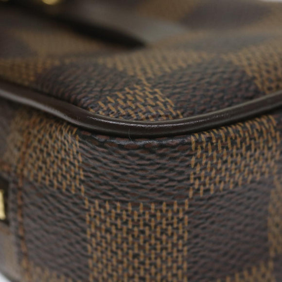 LOUIS VUITTON Damier Ebene Etui Okapi PM Pouch N61738 LV Auth bs9699V