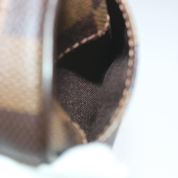 LOUIS VUITTON Damier Ebene Etui Okapi PM Pouch N61738 LV Auth bs9699V