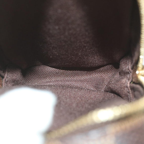 LOUIS VUITTON Damier Ebene Etui Okapi PM Pouch N61738 LV Auth bs9699V