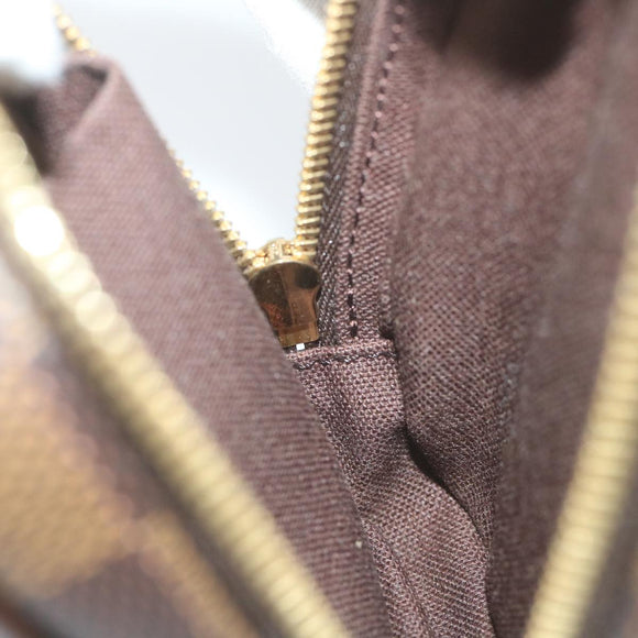 LOUIS VUITTON Damier Ebene Etui Okapi PM Pouch N61738 LV Auth bs9699V