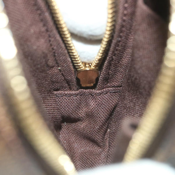 LOUIS VUITTON Damier Ebene Etui Okapi PM Pouch N61738 LV Auth bs9699V