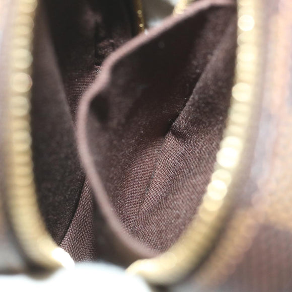 LOUIS VUITTON Damier Ebene Etui Okapi PM Pouch N61738 LV Auth bs9699V