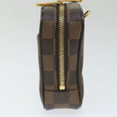 LOUIS VUITTON Damier Ebene Etui Okapi PM Pouch N61738 LV Auth bs9699V-3