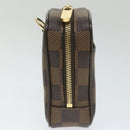 LOUIS VUITTON Damier Ebene Etui Okapi PM Pouch N61738 LV Auth bs9699V-4