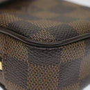 LOUIS VUITTON Damier Ebene Etui Okapi PM Pouch N61738 LV Auth bs9699V-14