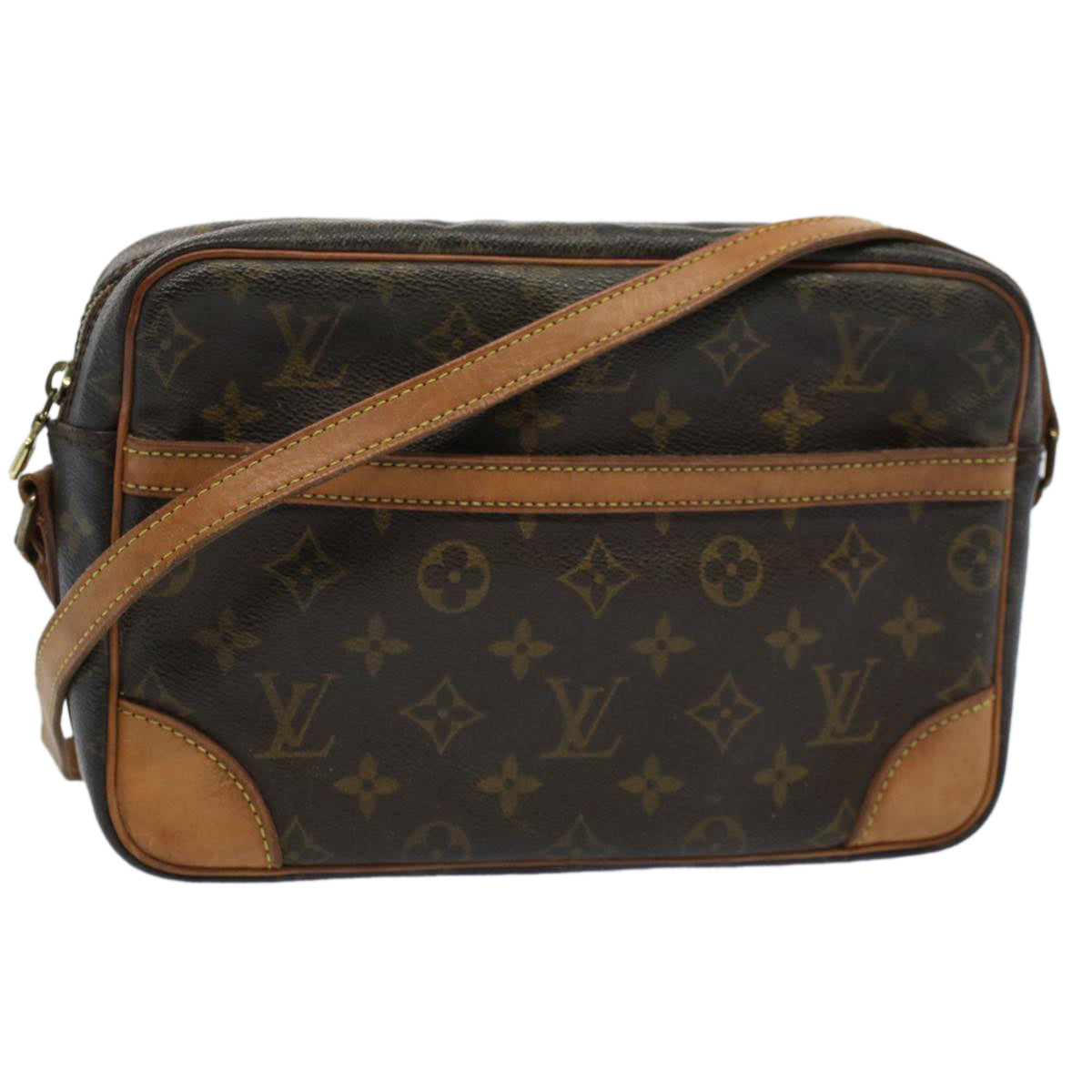 LOUIS VUITTON Monogram Trocadero 27 Shoulder Bag M51274 LV Auth bs9775