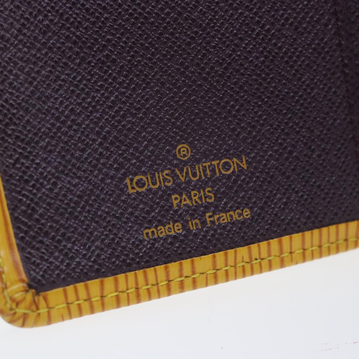 LOUIS VUITTON Epi Porte Monnaie Billets Viennois Yellow M63249 LV Auth bs9847