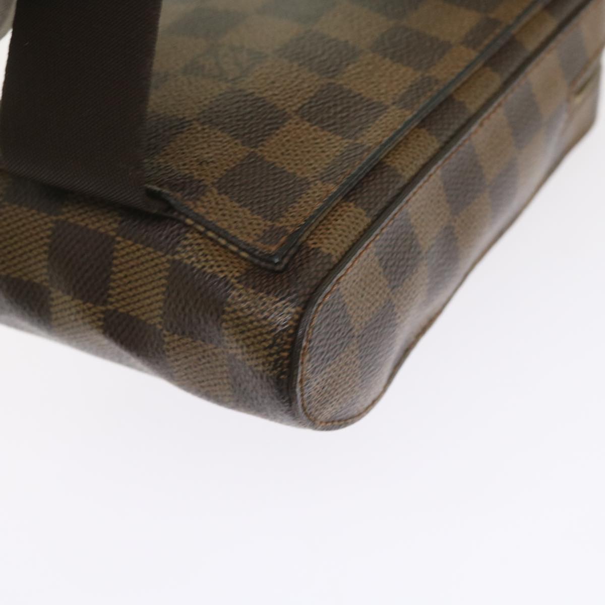 LOUIS VUITTON Damier Ebene Geronimos Shoulder Bag N51994 LV Auth bs9850