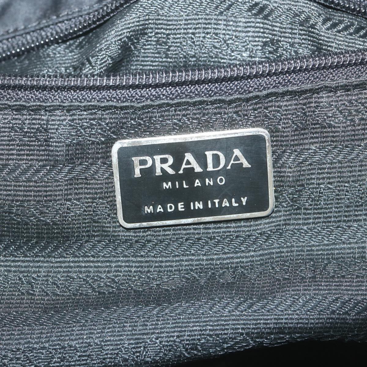 PRADA Backpack Nylon Black Auth bs9861