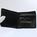 BVLGARI Wallet Leather 4Set Black Beige Auth bs9872-14