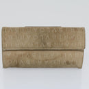 BVLGARI Wallet Leather 4Set Black Beige Auth bs9872-8