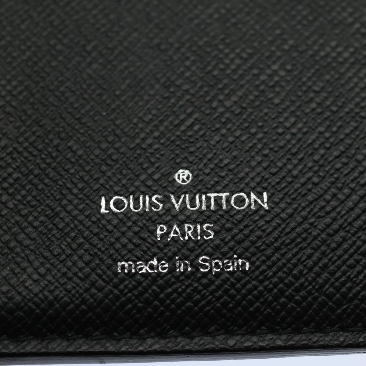 LOUIS VUITTON Damier Graphite PortefeuilleNM Brazza Wallet N60435 LV Auth bs9885