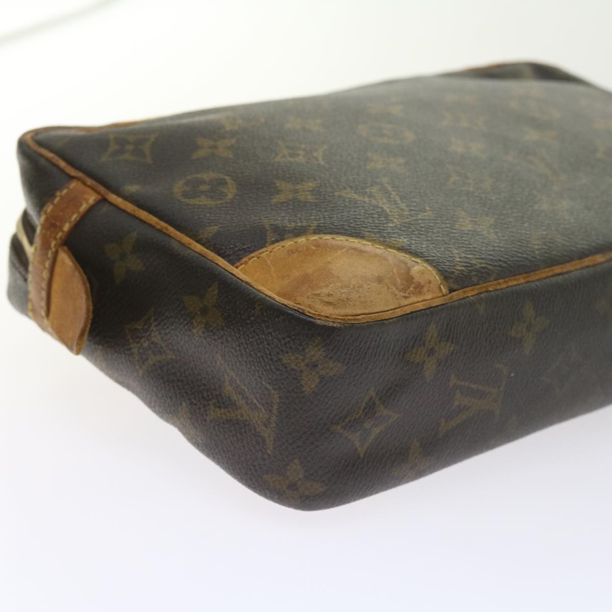 LOUIS VUITTON Monogram Compiegne 28 Clutch Bag M51845 LV Auth bs9950