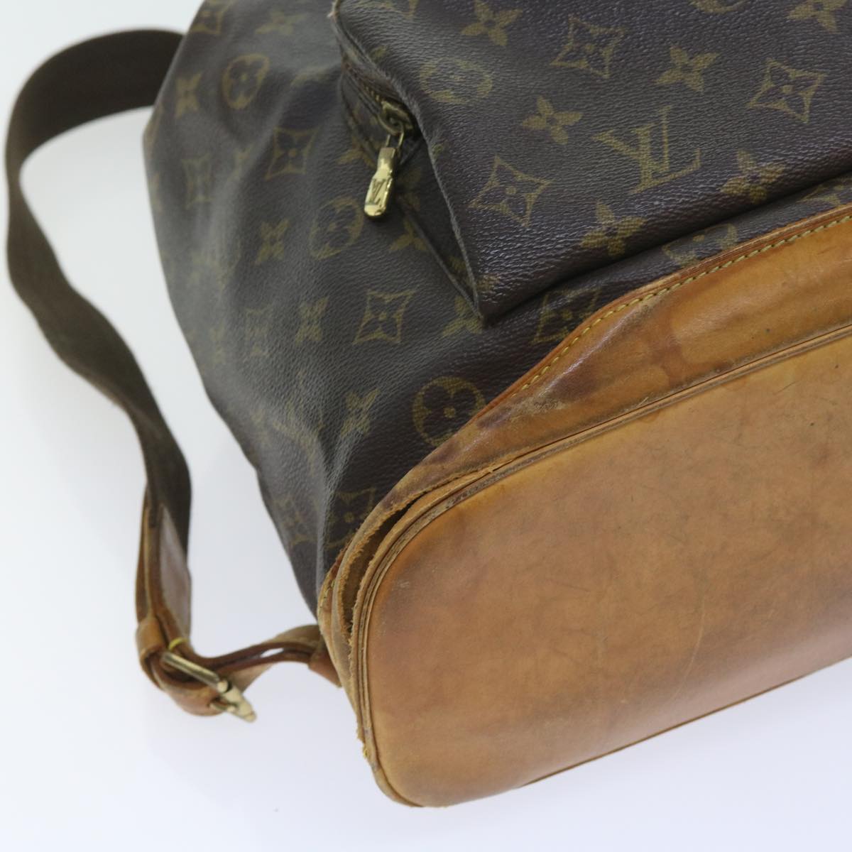 LOUIS VUITTON Monogram Montsouris GM Backpack M51135 LV Auth bs9960