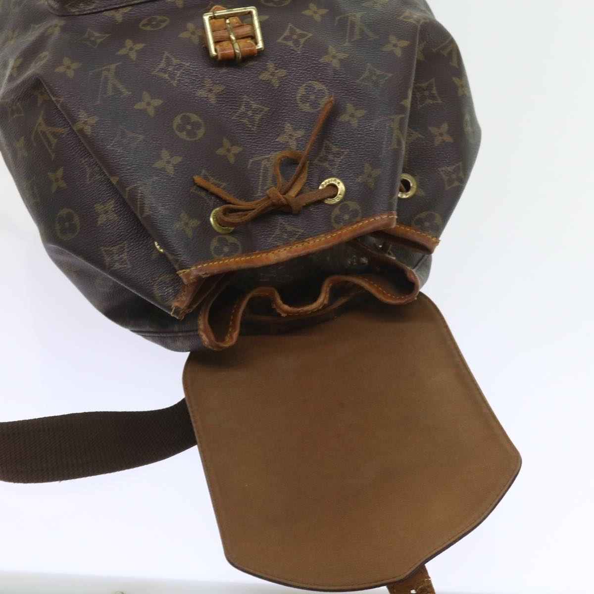 LOUIS VUITTON Monogram Montsouris GM Backpack M51135 LV Auth bs9960