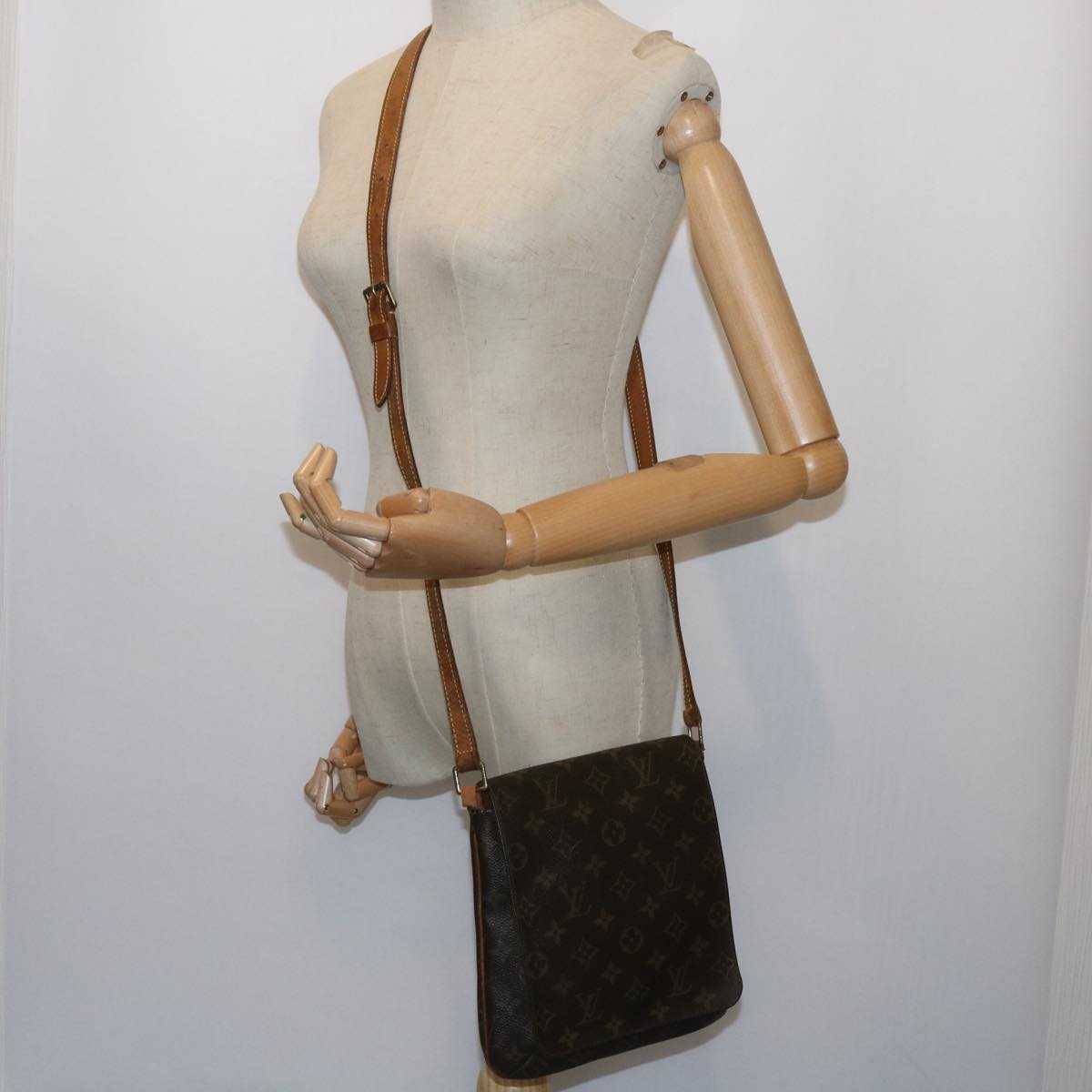 LOUIS VUITTON Monogram Musette Salsa Long Shoulder Bag M51387 LV Auth bs9961